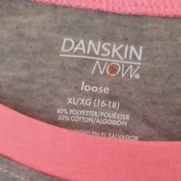 Pink and Gray 3/4 length sleeve T-shirt - Picture 4 of 4